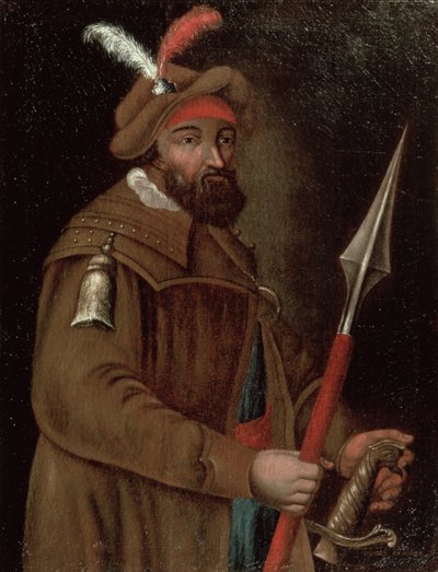 Portrait of Yermak Timofeyevich by Russian School